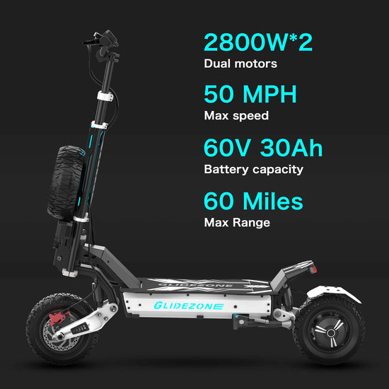 Rooder GD83 Fast Electric Scooter 50 MPH 5600W Dual Motor For Sale 12