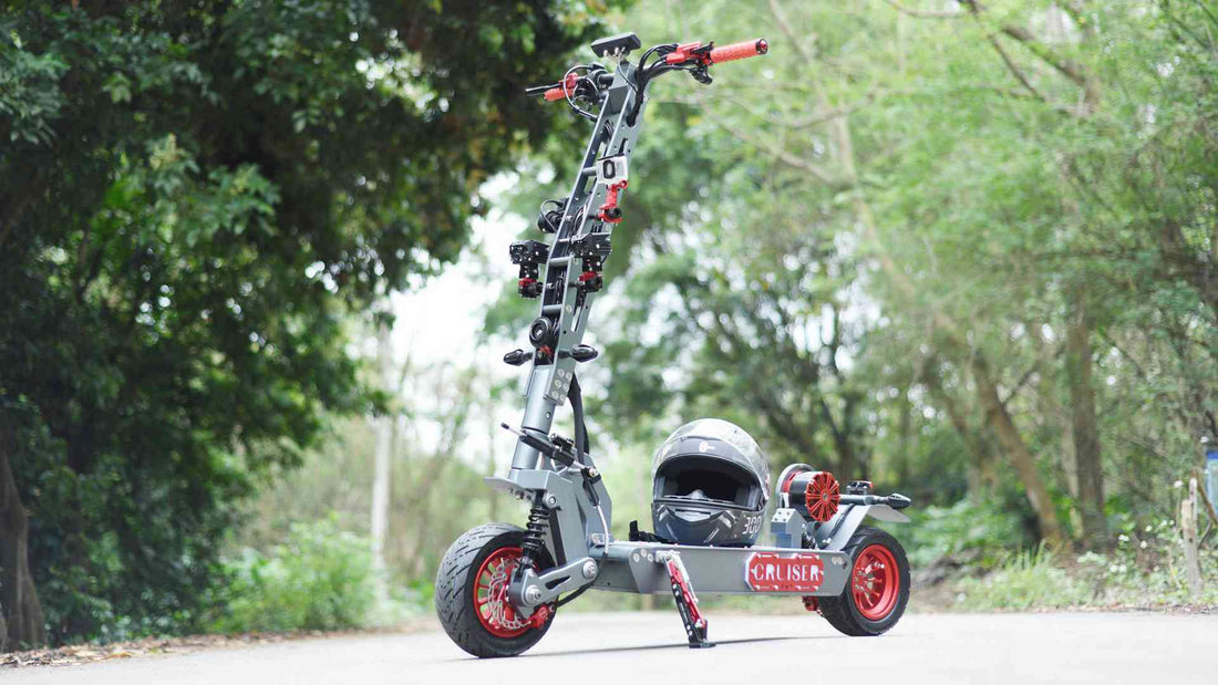 best single motor electric scooter Rooder xs09 fastest 110km/h 10000w motor 72v 40ah lithium battery