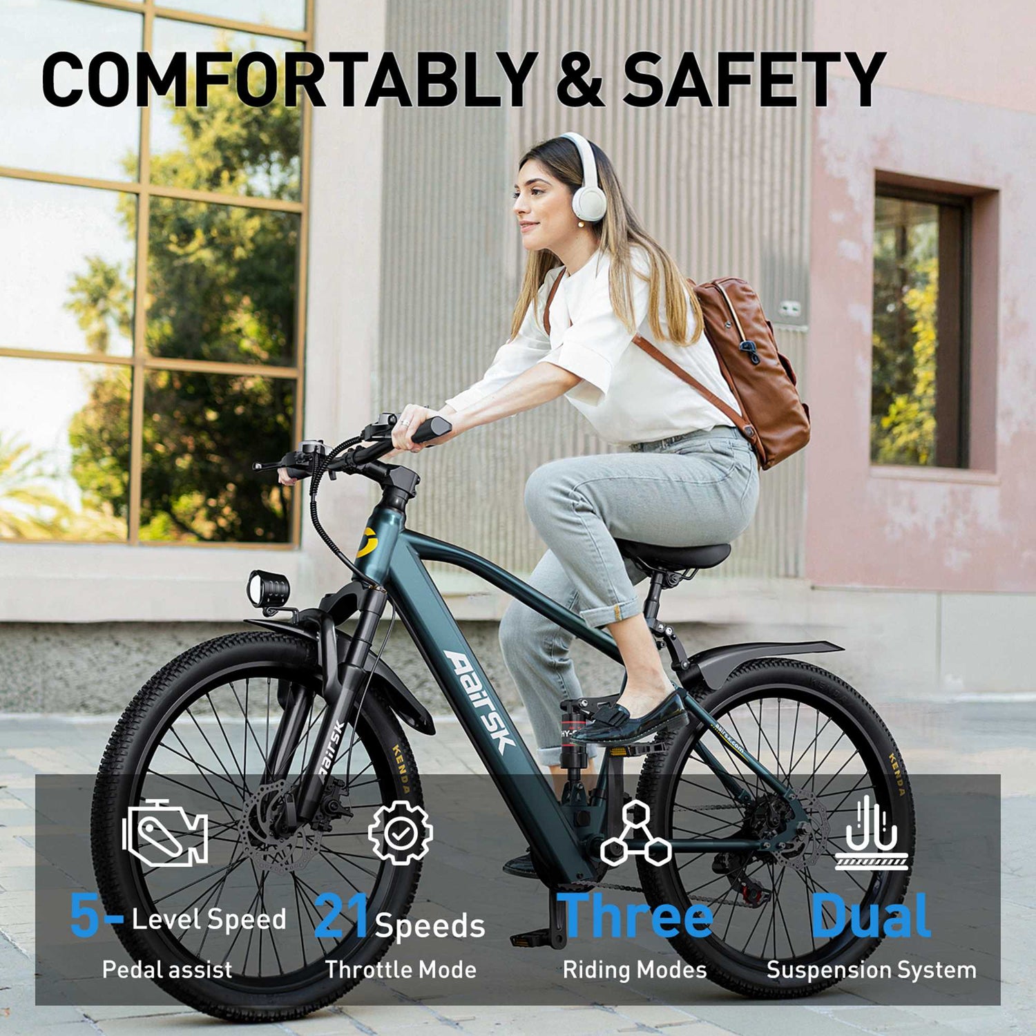 Electric Bicycle with 24 inch Tire Dual Suspension for Sale – Rooder US Electric Bicycle with 24 inch Tire Dual Suspension for Sale – Rooder US