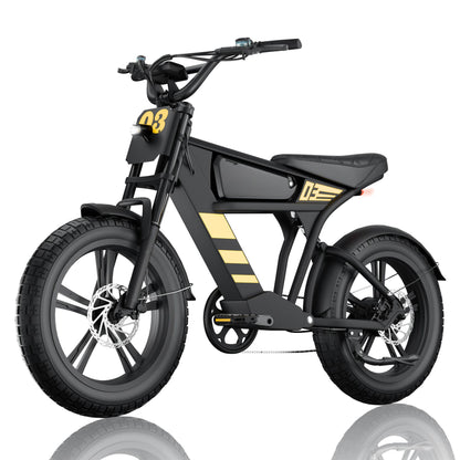 Electric Bike with Aluminium Frame for Commuting & Mountain Trails