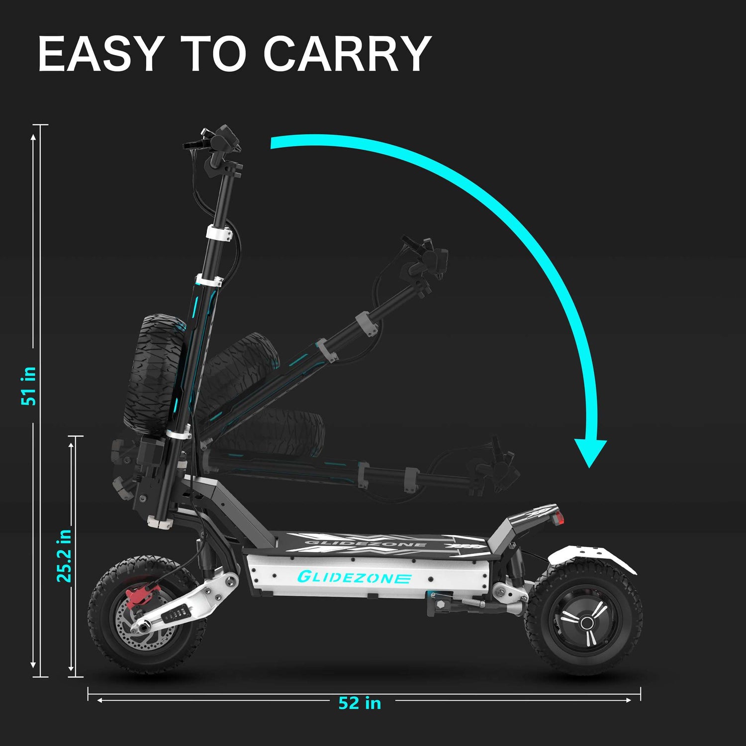 Rooder GD83 Fast Electric Scooter 50 MPH 5600W Dual Motor For Sale 19