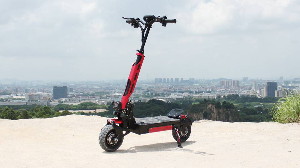 Load video: Rooder electric scooter gt01 with 48v 20ah dual motors wholesale price